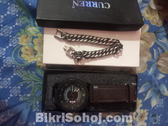 ঘড়ি + বাচলাইট